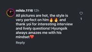 Fans praised and thanked GQ for the interview (Image via Instagram/@GQKorea)